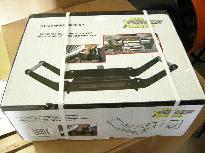 lot 86 image: Woods Portable Winch Mounting Plate