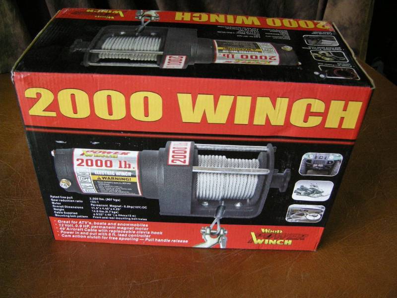 lot 136 image: Woods 2000lb Power Winch
