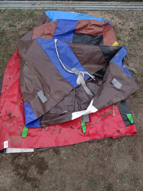 lot 47 image: 48 x 48 canvas bags. Qty 2...