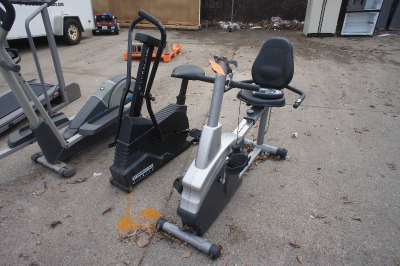 LOT OF AS-IS - EXERCISE EQUIPMENT -  TREADMILL - 2 BIKES - ELLIPTICAL