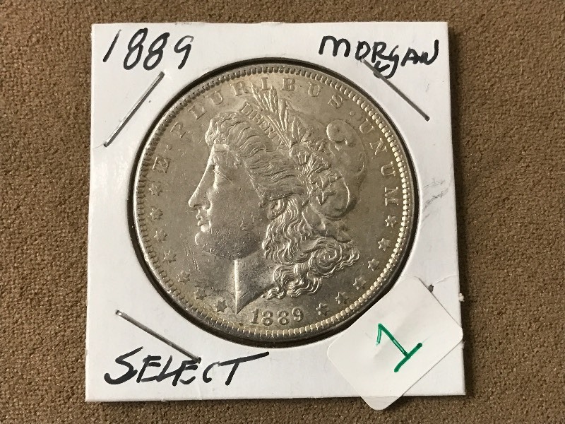 1889 Morgan Silver Dollar...