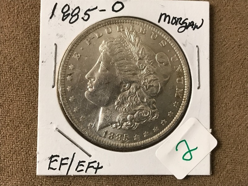 1885-O Morgan Silver Dollar...