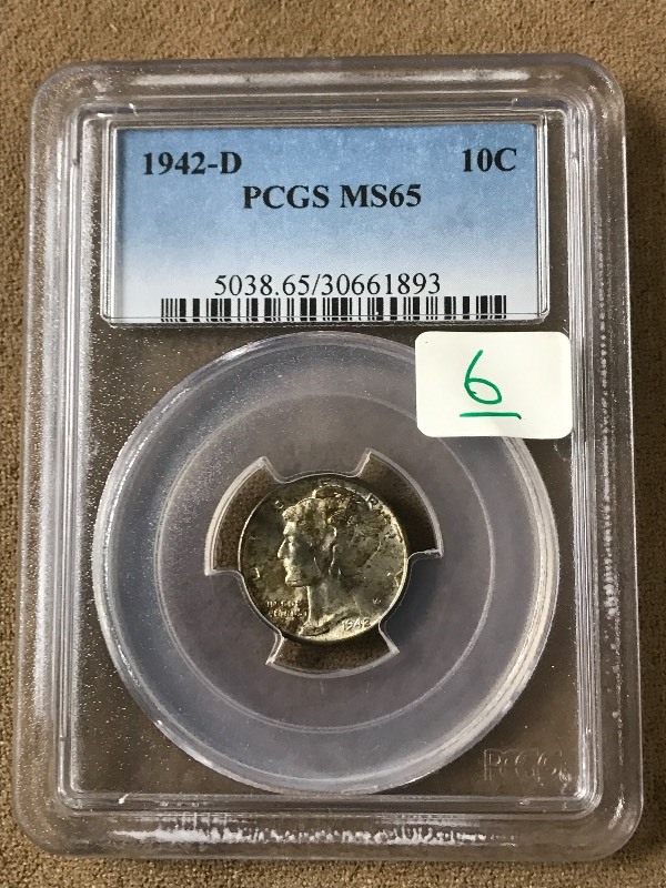 PCGS (Premier Grader) Mercury Dime ...