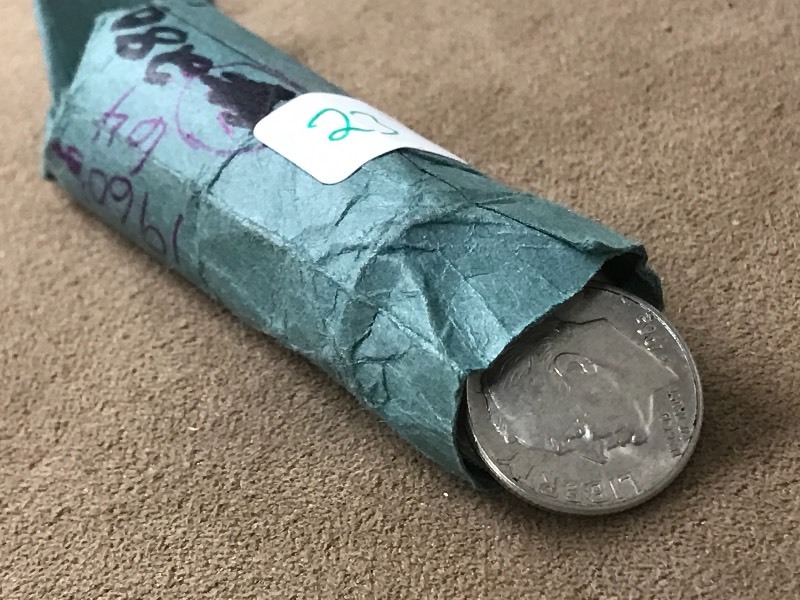 Partial Roll Of Silver Dimes 1960 ...