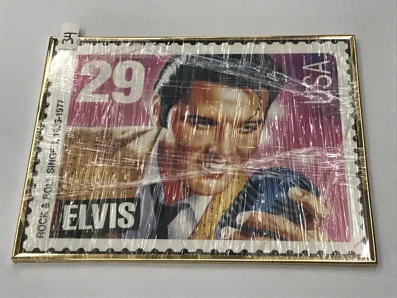 Elvis Presley Over-Sized Stamp Memo...