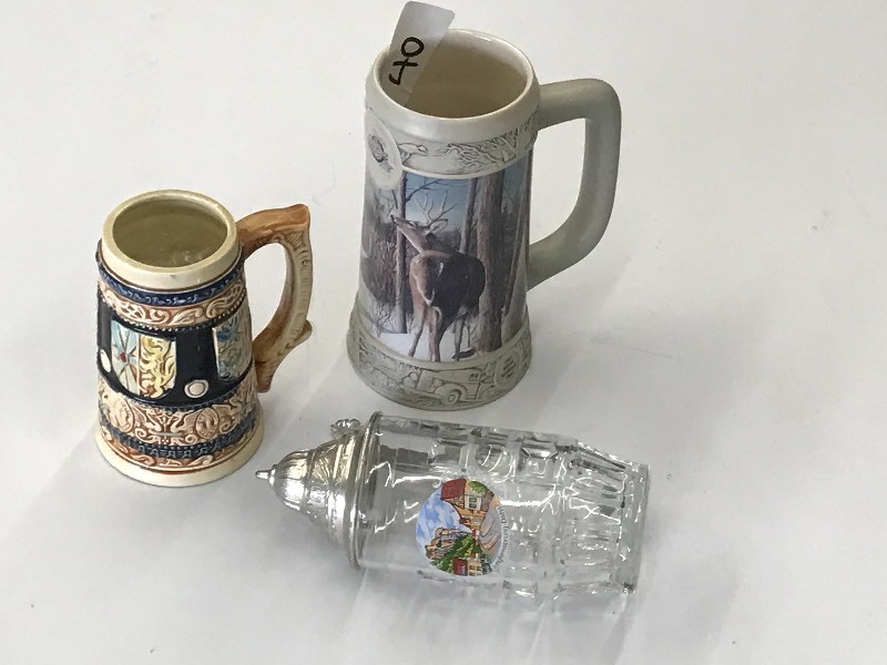 Lot Of Unique Lidded Glass German ...