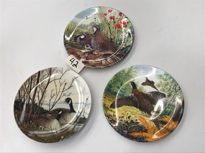 (3) Collector Plates 1998 Dominion...
