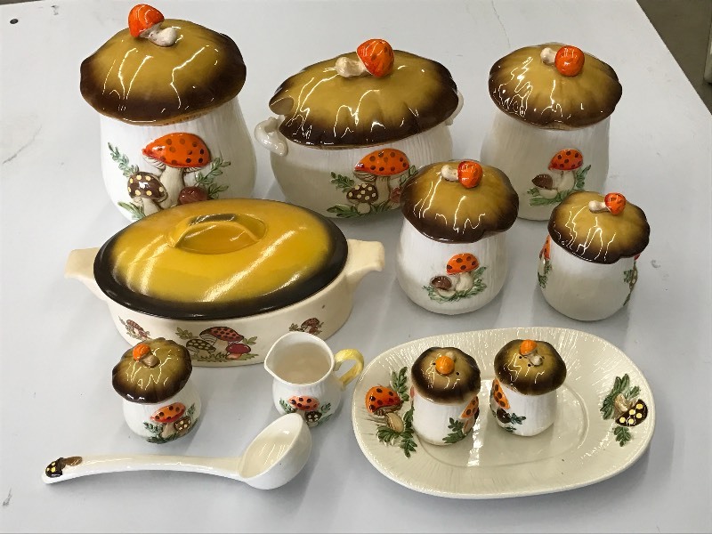 Mushroom Kitchen Set Serving Dish ...