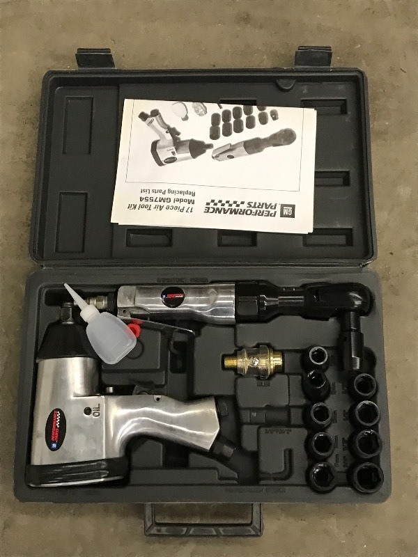 lot 20 image: GM Pneumatic 12 Impact & 38 Rat...