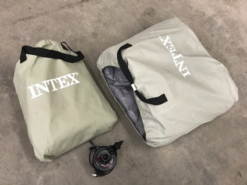 lot 28 image: Intex Air Mattress Set ...