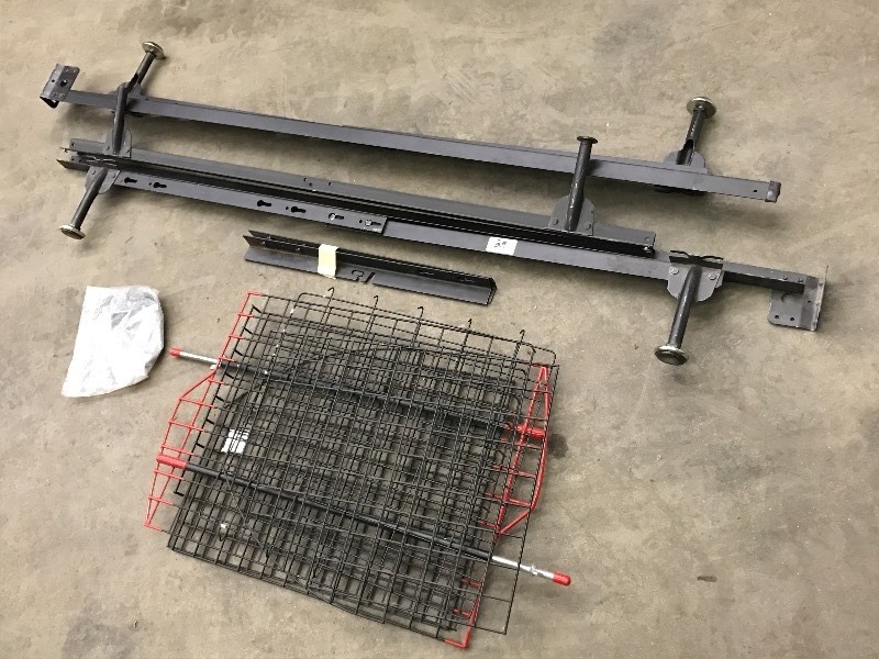 lot 29 image: Lot Of (1) Steel Bed Frame & (1) S...