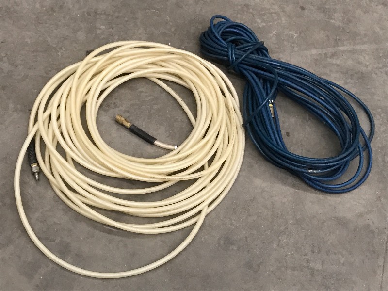 lot 60 image: Lot Of (1) 38 & (1) 14 Air Hose...