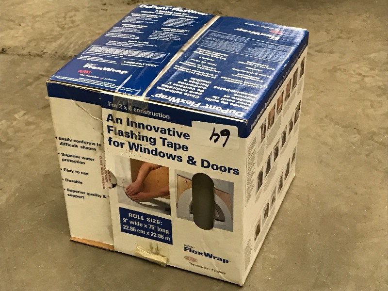 lot 64 image: DuPont FlexWrap Flashing Tape Roll,...