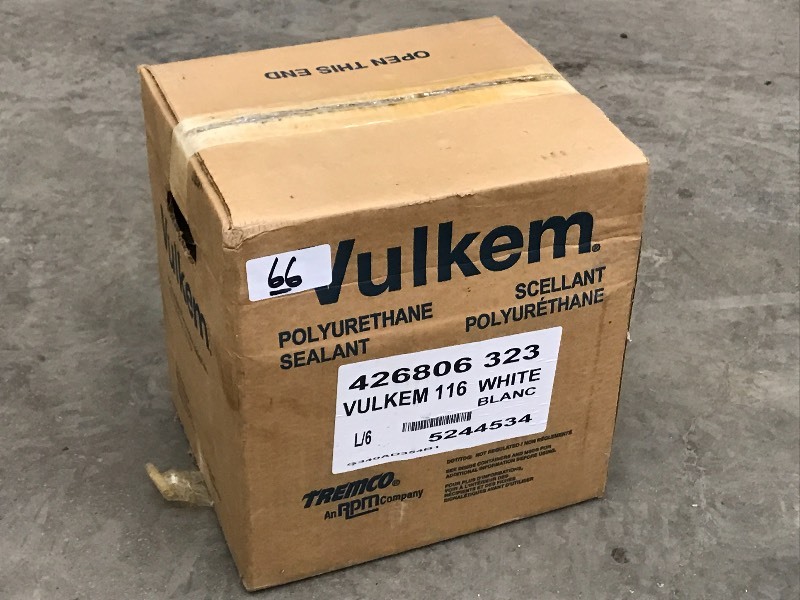 lot 66 image: Full Case Of Vulken White Polyureth...
