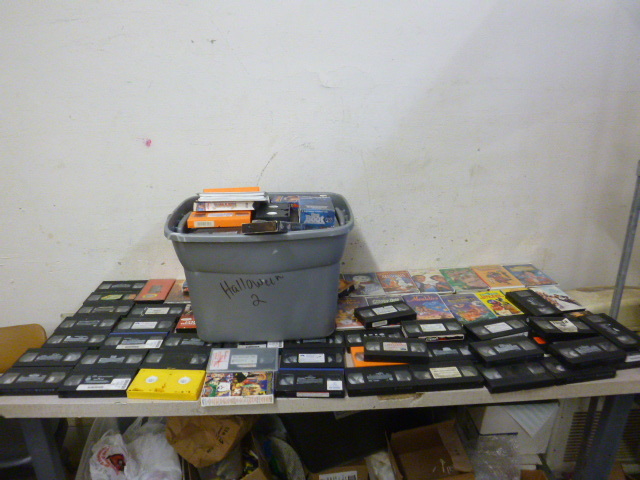 lot 50 image: Miscellaneous VHS Movies