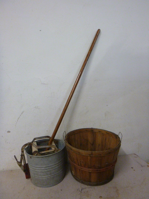 lot 98 image: Mop Bucket with Mop