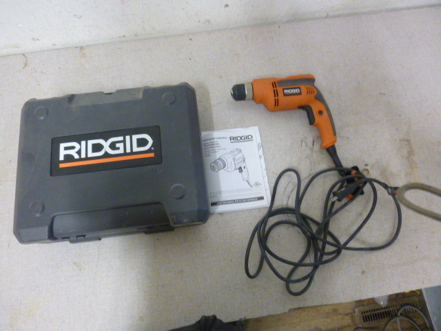 lot 108 image: Ridgid 38 Electric Drill