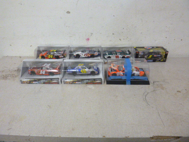lot 111 image: 7 NASCAR Die-Cast Cars