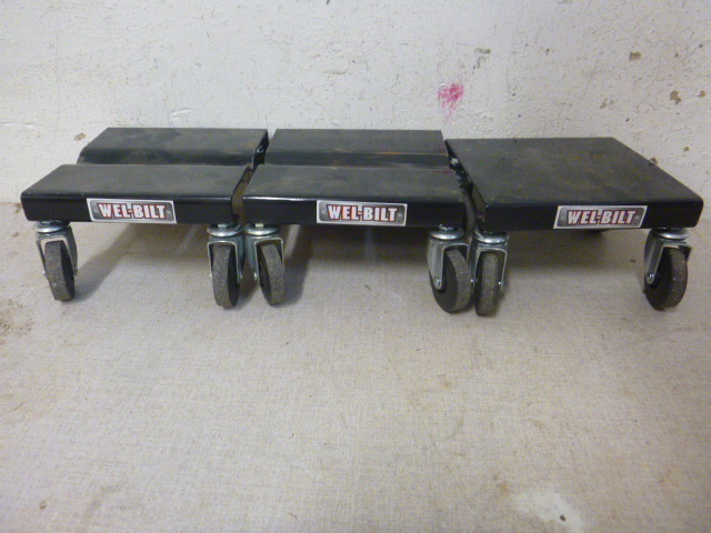 lot 114 image: 3 Wel-Bilt Snowmobile Dollies