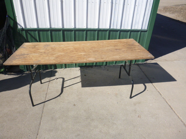 lot 146 image: Homemade Folding Table