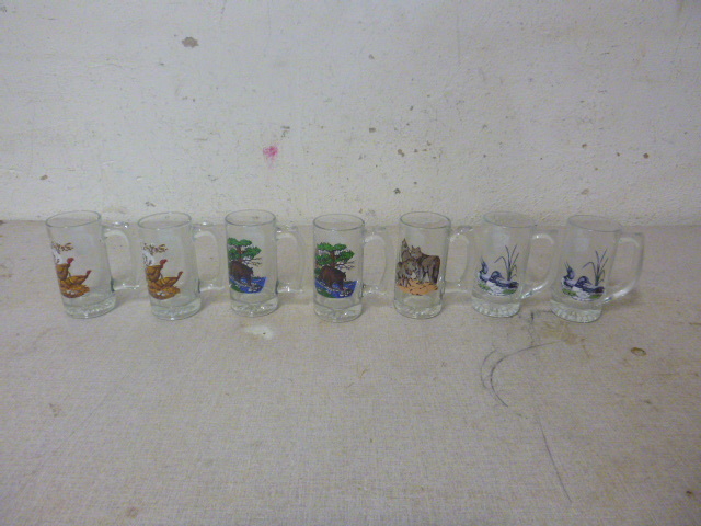 lot 192 image: 7 Schmidt Beer Glasses