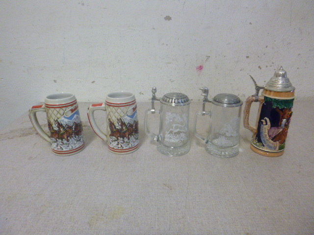 lot 194 image: 5 Beer Steins