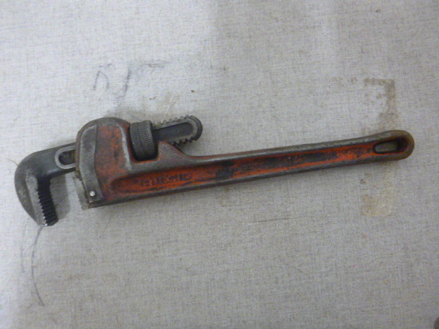 lot 249 image: Ridgid Pipe Wrench