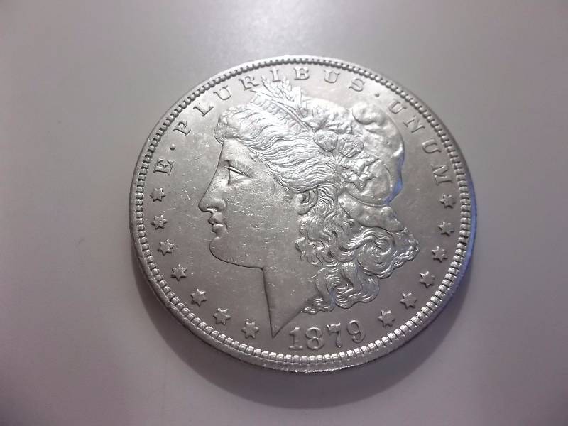 1879 S Reverse 79 Morgan Silver Dollar Very  High Grade MS (In MS60 Valued  $75.00)