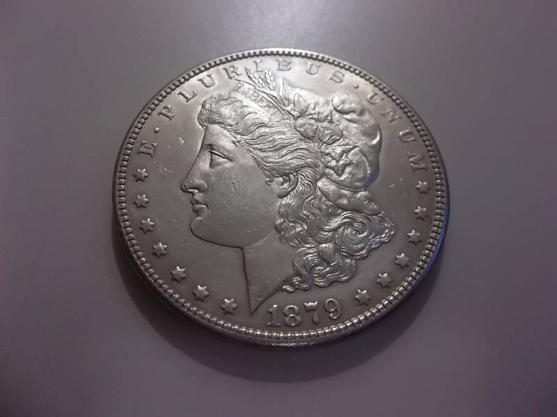 1879 S Reverse 78  Morgan Silver Dollar Very  High Grade MS (In MS60 Valued  $275.00)