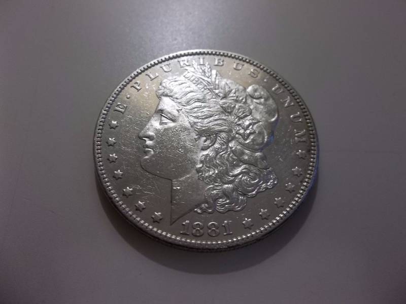 1881 Morgan Silver Dollar Very High Grade MS (In MS60 $70.00)