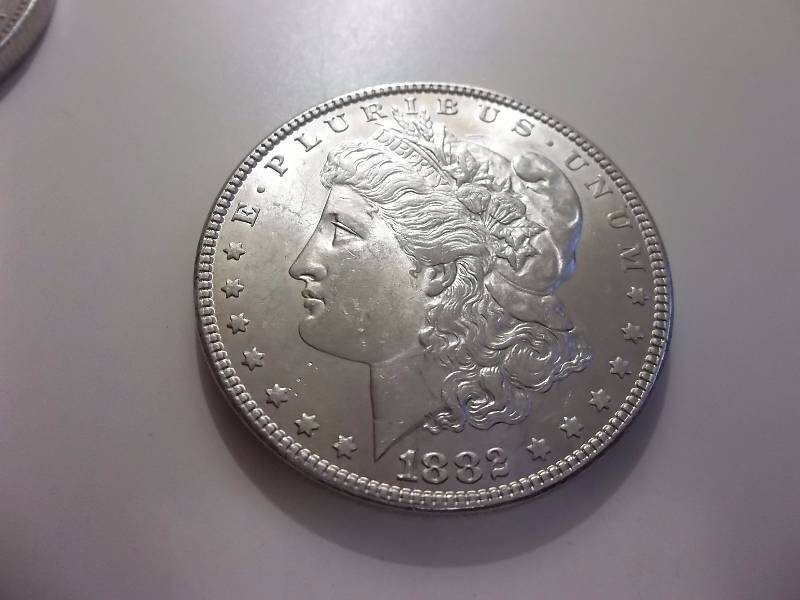 1882  Morgan Silver Dollar High Grade MS