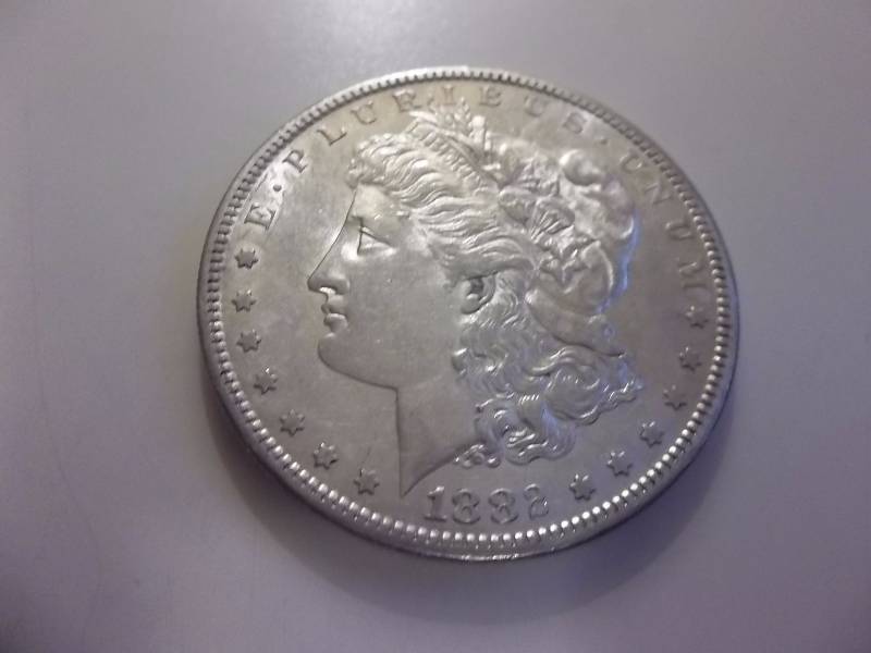 1882 S Morgan Silver Dollar  High Grade -MS (In MS60 $78.00)