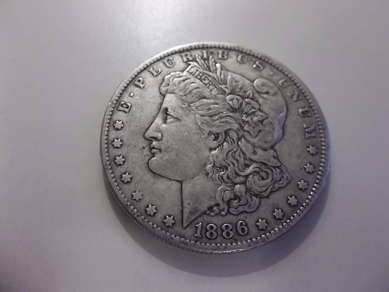 1886 O Morgan Silver Dollar