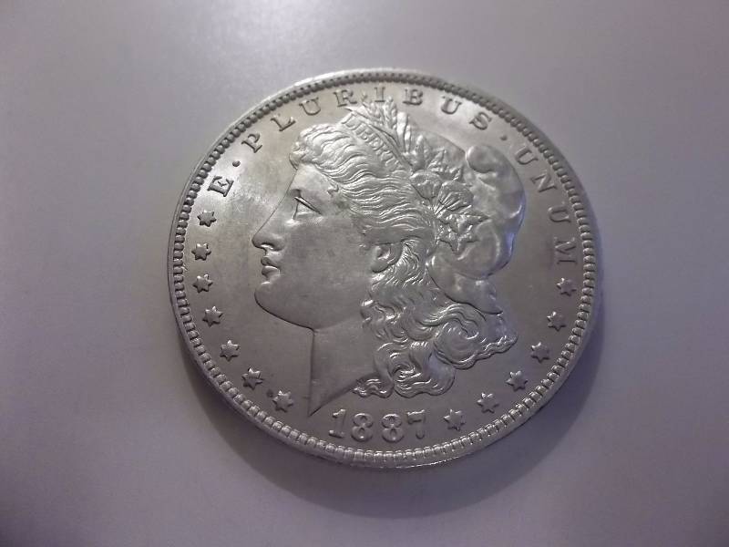 1887 O  Morgan Silver Dollar Very High Grade  MS