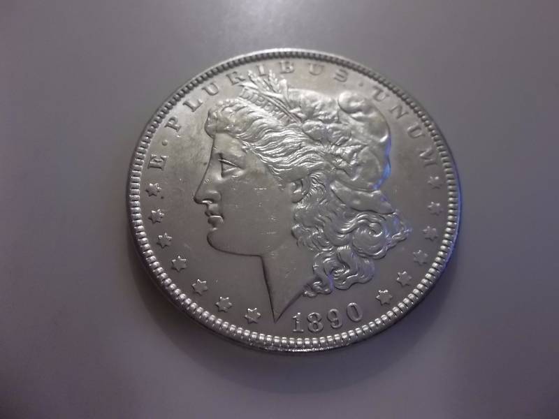 1890 Morgan Silver Dollar Higher Grade Very High MS