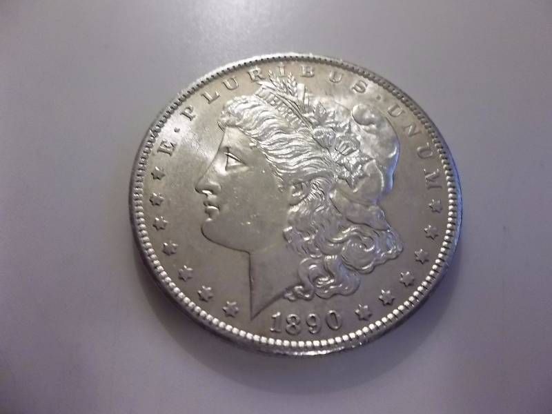 1890 S Morgan Silver Dollar Higher Grade Very High MS