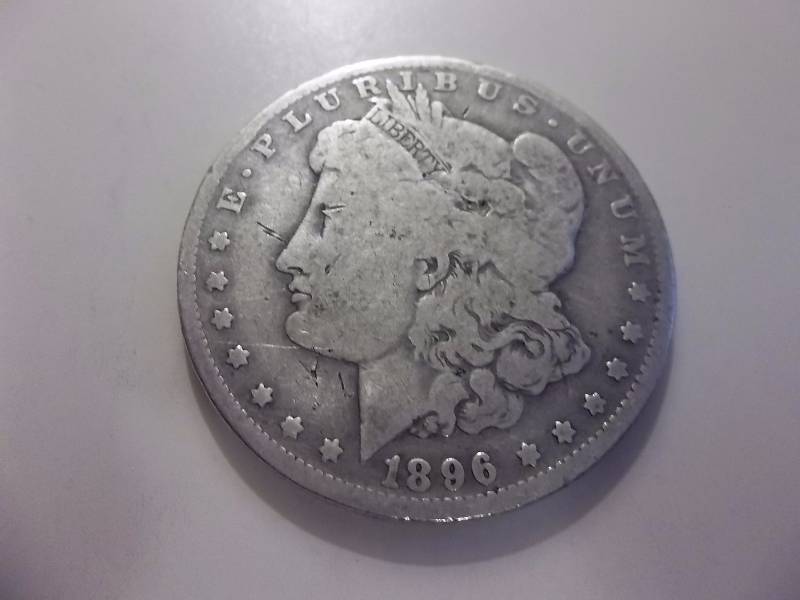 1896 O Morgan Silver Dollar