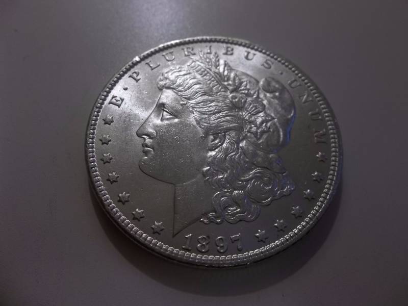 1897 Morgan Silver Dollar Very High Grade MS