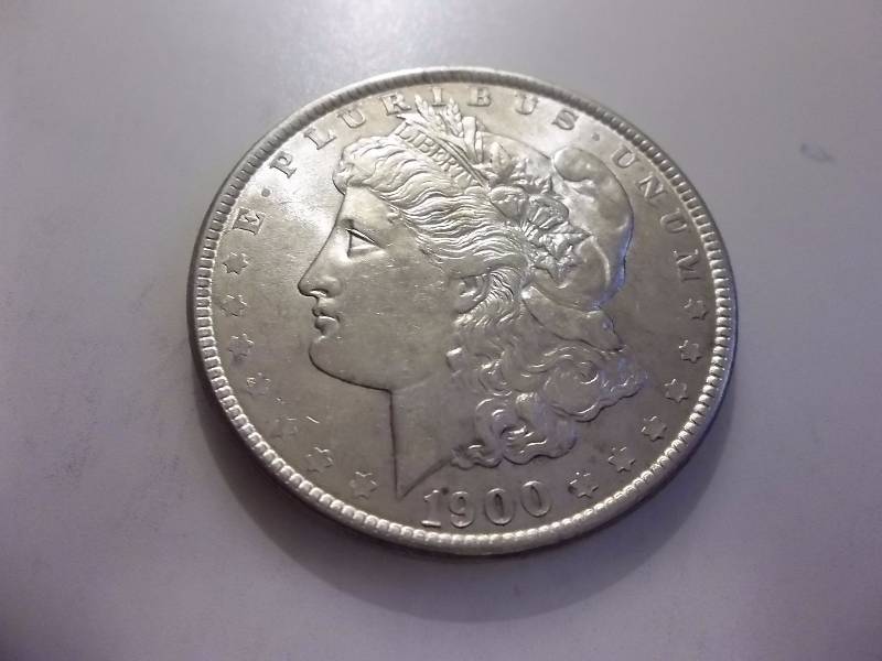 1900 Morgan Silver Dollar Very High Grade AU-BU