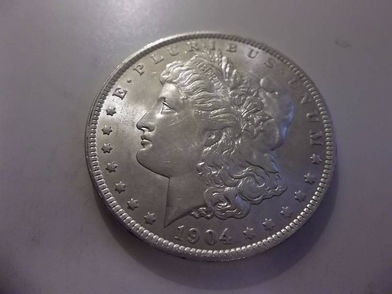1904 O Morgan Silver Dollar Very High Grade AU-BU