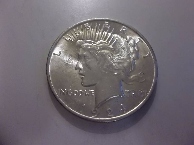 1924 Peace Silver Dollar Very High Grade MS
