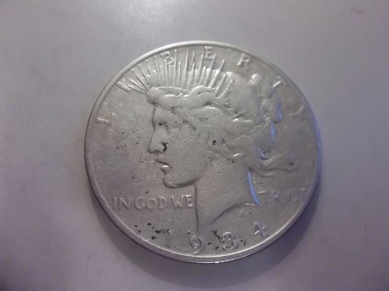 1934 D Peace Silver Dollar Better Grade