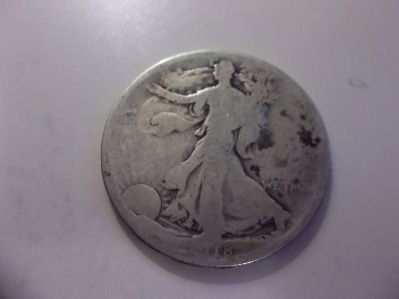 1918 D  Walker Half Dollar Better Date