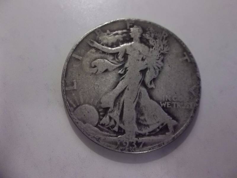 1937 D Walker Half Dollar Better Grade