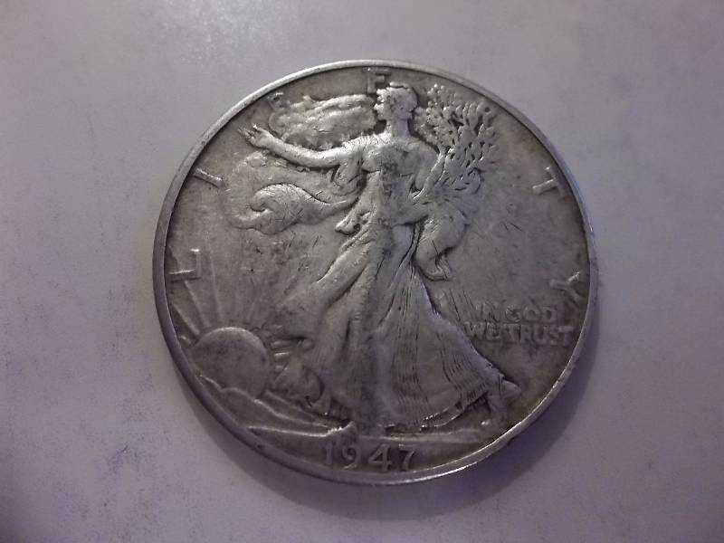 1947 D  Walker Half Dollar Higher Grade XF