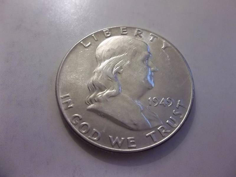 1949  Franklin Half Dollar Very High Grade MS