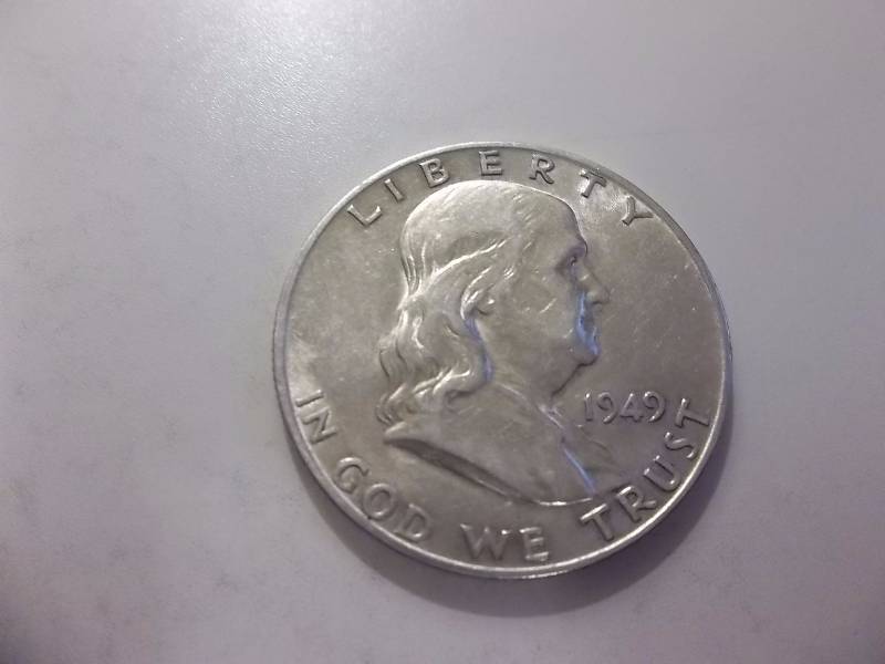 1949 D Franklin Half Dollar Very High Grade MS