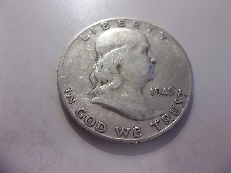 1949 S Franklin Half Dollar Better Grade