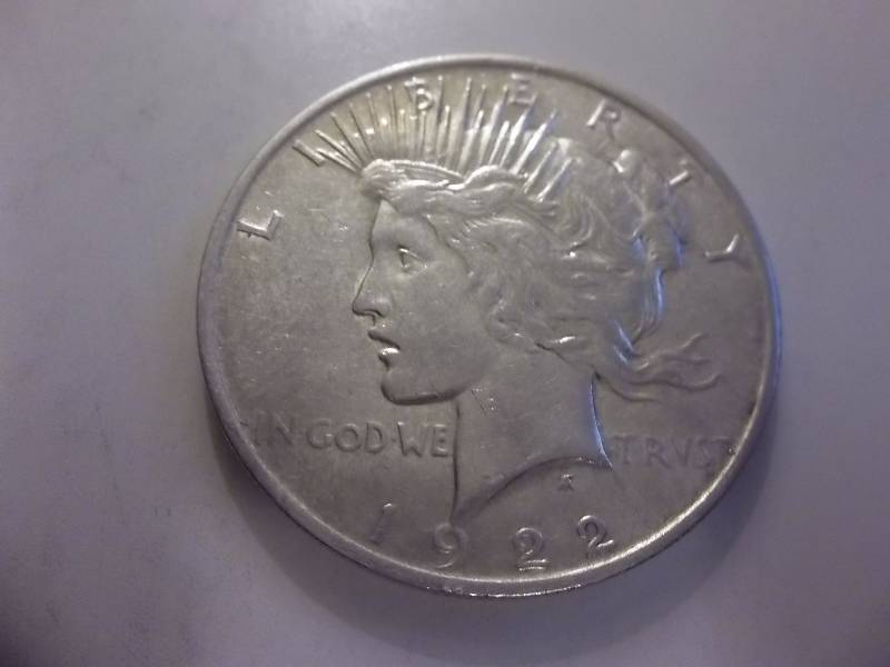 1922  Silver Peace Dollar  High Grade