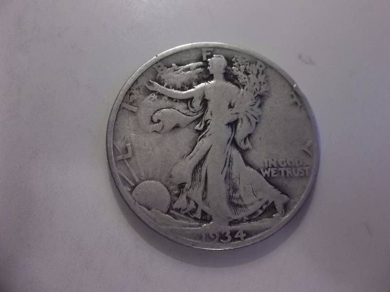 1934 D  Walker Half Dollar